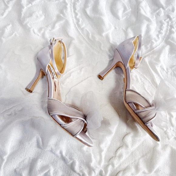 Badgley Mischka Terris Heels Size 5.5 $215 - Picture 5 of 10